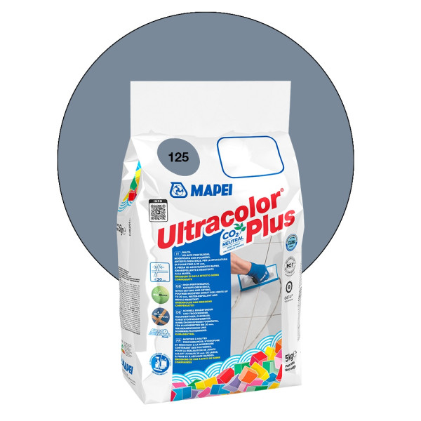 Mapei Ultracolor PLUS Flexfuge 125 granitgrau 5 kg